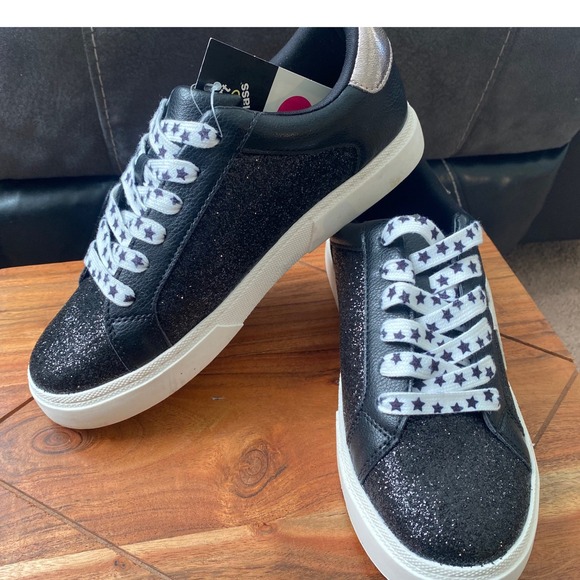 Art Class Glitter Sneakers Star Laces Casual Shoes Girls Women's Size 5 - Picture 13 of 13